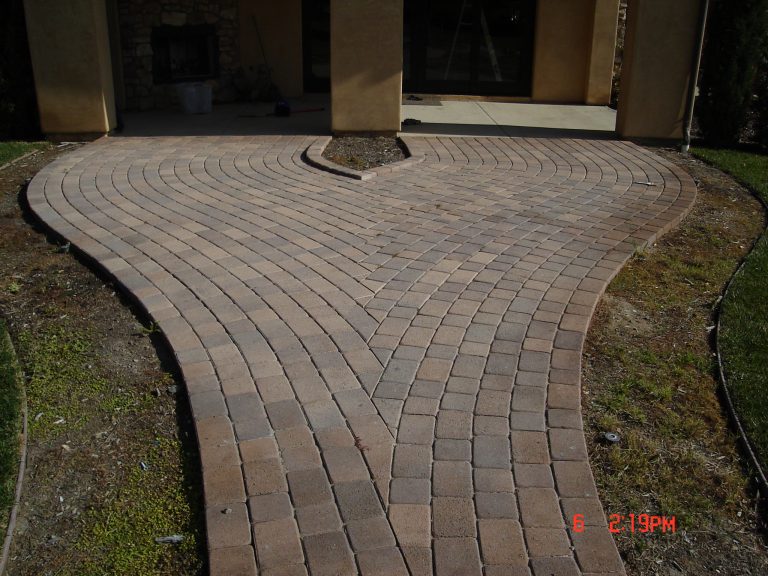 Custom Paver Work - Hardscape - Walkway