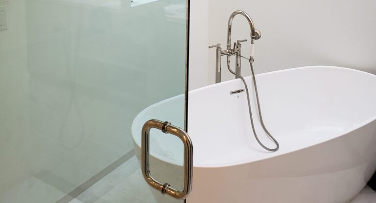 Custom Bath Remodel with Freestanding Soaking Tub