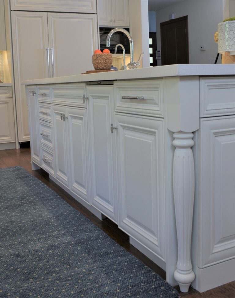 Kitchen Remodel, Custom Island, Custom Hardware, Custom Painting